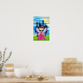 Niedliches Fairy Princess Poster (Küche)
