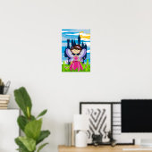 Niedliches Fairy Princess Poster (Heimbüro)