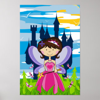 Niedliches Fairy Princess Poster