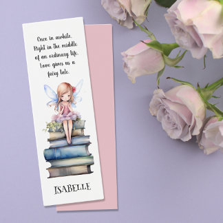 Niedliches Fairy Quote Books Mini-Lesezeichen