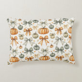 Niedliches Fall Bow-Muster Dekokissen (Vorderseite)