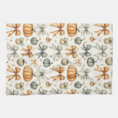 Niedliches Fall Bow-Muster Geschirrtuch (Horizontal)