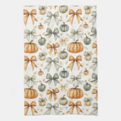 Niedliches Fall Bow-Muster Geschirrtuch (Vertikal)