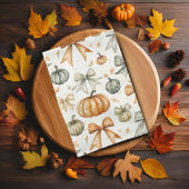 Niedliches Fall Bow-Muster Geschirrtuch