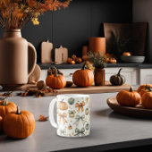 Niedliches Fall Bow-Muster Kaffeetasse