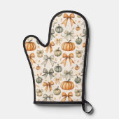 Niedliches Fall Bow-Muster Ofenhandschuh (Vorderseite)