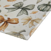 Niedliches Fall Bow-Muster Schneidebrett (Ecke)