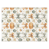Niedliches Fall Bow-Muster Tischdecke (Vorderseite (Horizontal))