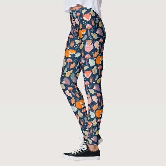 Niedliches Fallmuster Leggings (Links)