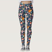 Niedliches Fallmuster Leggings (Vorderseite)