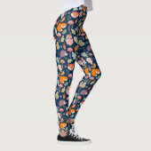 Niedliches Fallmuster Leggings (Rechts)
