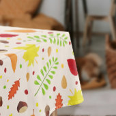 Niedliches Fallmuster mit bunten Blätter und Nüsse Tischdecke