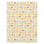 Niedliches Fallmuster mit bunten Blätter und Nüsse Tischdecke (Vorderseite)