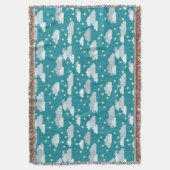 Niedliches Fallstars- und Wolkenmuster Decke (Vorderseite Vertikal)