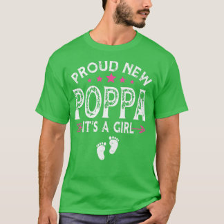 Niedliches Familiengeschlecht zeigt neue Poppa Es  T-Shirt