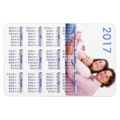 Niedliches Family Pic 2017 Mini Magnet Kalender (Horizontal)