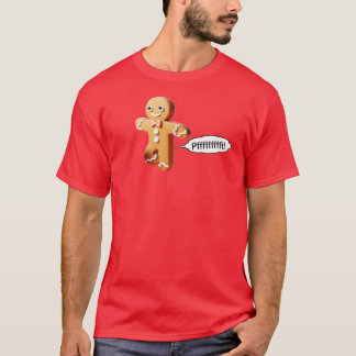 Niedliches Farben Gingerbread Mann Weihnachten T-Shirt