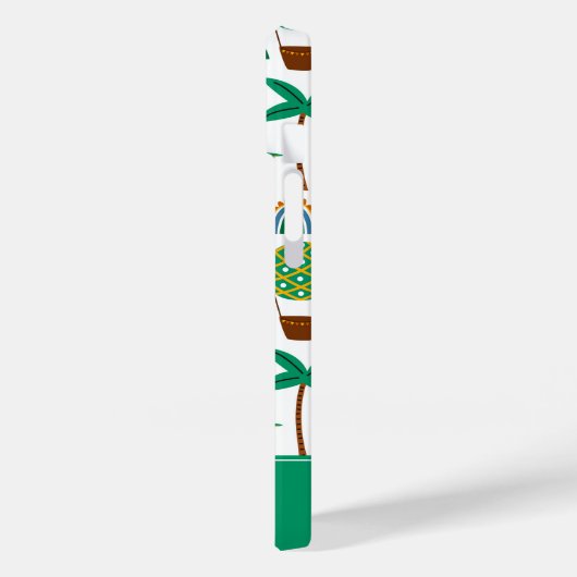 Niedliches, farbenfrohe Schildkrötenmuster Case-Mate iPhone Hülle (Rückseite / Links)