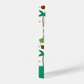 Niedliches, farbenfrohe Schildkrötenmuster iPhone Hülle (Rechte Seite)