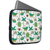 Niedliches, farbenfrohe Schildkrötenmuster Laptopschutzhülle (Vorne Rechts)