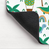 Niedliches, farbenfrohe Schildkrötenmuster Mousepad (Ecke)