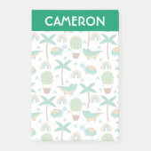 Niedliches, farbenfrohe Schildkrötenmuster Post-it Klebezettel (Vorderseite)