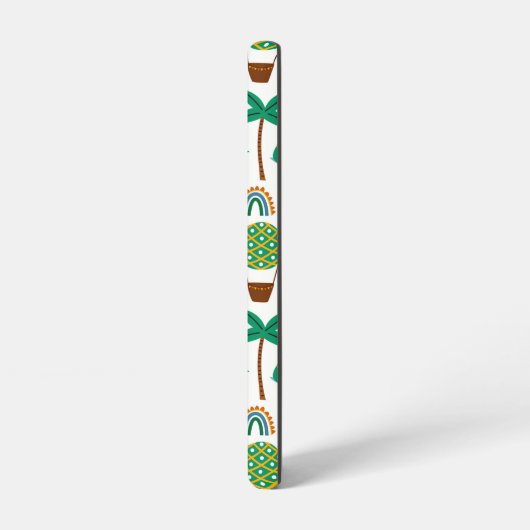 Niedliches, farbenfrohe Schildkrötenmuster Samsung Galaxy Hülle (Linke Seite)