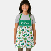 Niedliches, farbenfrohe Schildkrötenmuster Schürze (Insitu)