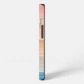 Niedliches Farbenmuster iPhone Hülle (Linke Seite)
