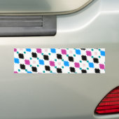 Niedliches, farbiges Aztec-Muster Autoaufkleber (Auf Auto)