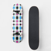 Niedliches farbiges Aztec Muster-Lizenzschild Skateboard (Vorderseite)