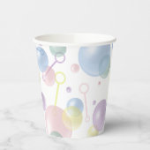 Niedliches, farbiges Bläschenmuster Pappbecher (Links)
