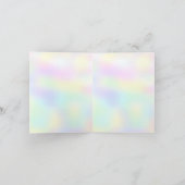 Niedliches farbiges Dinosaurier Kindergeburtstag P Einladung (Innenseite)