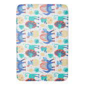 Niedliches farbiges Dinosaurier-Muster Badematte (Vorderseite Vertikal)