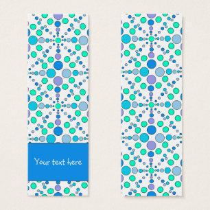 Niedliches farbiges Doodle-Design-Lesezeichen