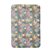 Niedliches, farbiges Eukalyptmuster Badematte (Vorderseite Vertikal)