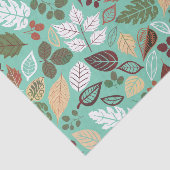 Niedliches, farbiges Fall-Leafmuster 3 Seidenpapier (Ausschnitt)