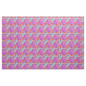 Niedliches, farbiges, handgezeichnetes Muster Stoff (Yard (91,4 cm))