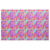 Niedliches, farbiges, handgezeichnetes Muster Stoff (Fat Quarter (45,7 x 55,9 cm))