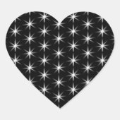 niedliches, farbiges Herz Herz-Aufkleber (Vorderseite)