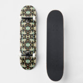 Niedliches farbiges Indianerelementmuster Skateboard (Vorderseite)