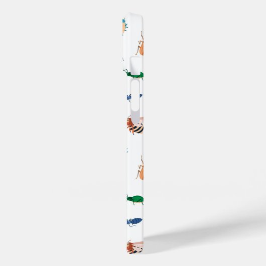 Niedliches farbiges Insektenmuster Case-Mate iPhone Hülle (Rückseite / Links)