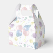 Niedliches farbiges Kindergeburtstag-Party Geschenkschachtel (Rückseite)