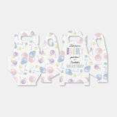 Niedliches farbiges Kindergeburtstag-Party Geschenkschachtel (Ungefaltet)