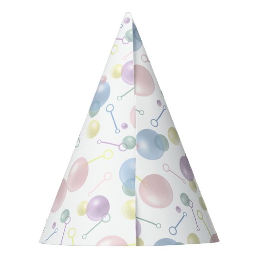 Niedliches farbiges Kindergeburtstag-Party Partyhütchen (Rückseite)