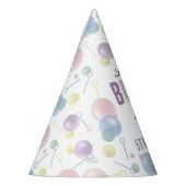 Niedliches farbiges Kindergeburtstag-Party Partyhütchen (Links)