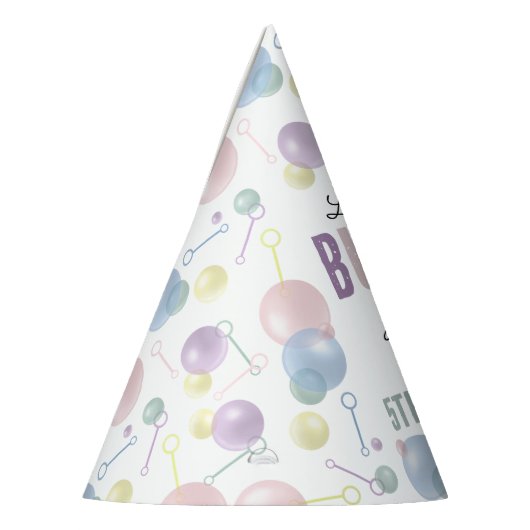 Niedliches farbiges Kindergeburtstag-Party Partyhütchen (Links)