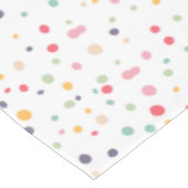 Niedliches Farbiges Konfetti Dots Muster Tischdecke (Schrägansicht)