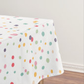 Niedliches Farbiges Konfetti Dots Muster Tischdecke (Beispiel)