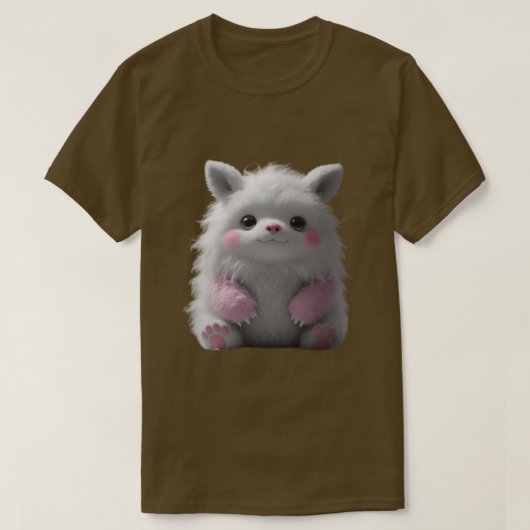 Niedliches farbiges Monster zum Shirt (Design vorne)